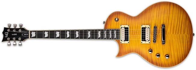 ESP LTD EC-1000T Honey Burst Satin 1