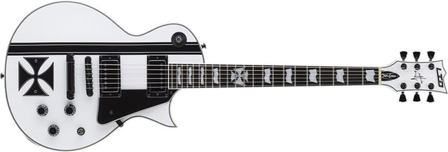 ESP LTD Iron Cross James Hetfield Snow White