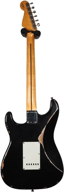 Fender Custom Shop 57 Strat, Black - Full Rear