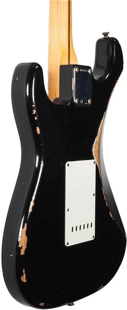 Fender Custom Shop 57 Strat, Black -  Rear Left