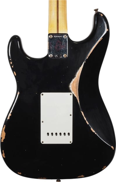 Fender Custom Shop 57 Strat, Black - Body Back