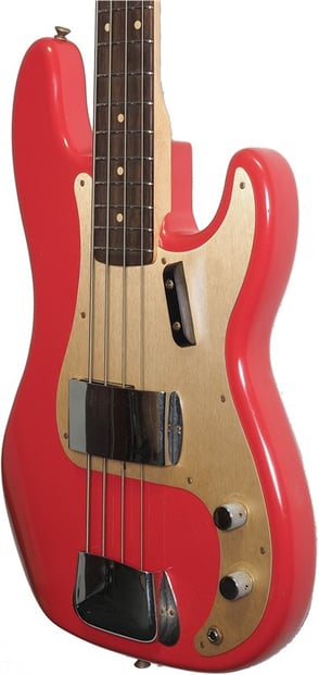 FenderCShop60PBassJmanRelicFRed3