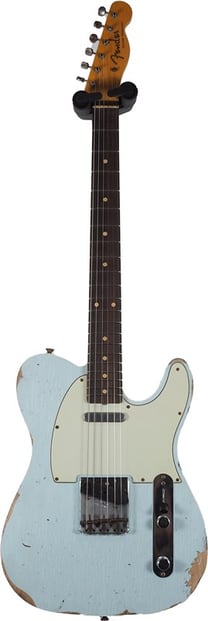 Fender CShop 60 Telecaster Relic Sonic Blue2