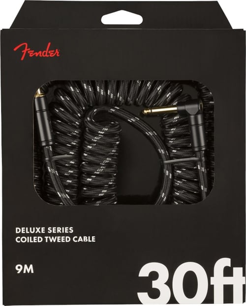 Fender Deluxe Coil Cable Black Tweed