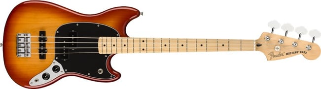 Fender Mustang Bass PJ Maple, Sienna Sunburst