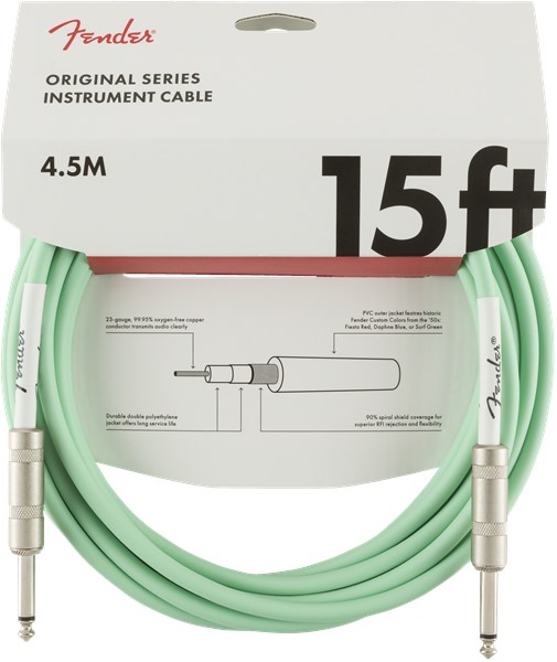 Fender Original Cable Surf Green 15ft