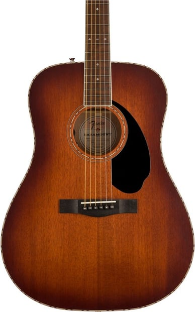 Fender PD-220E Dreadnought Cognac Burst Front