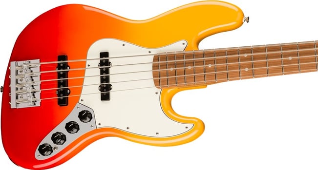 Fender Player Plus Jazz Bass V Tequila, Body Tilt