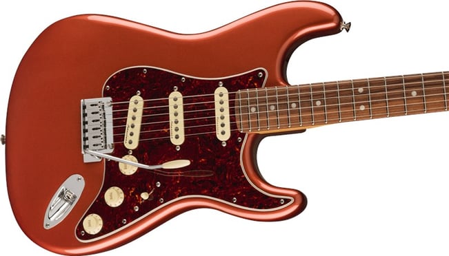 Player Plus Strat Aged Candy Apple Red 4