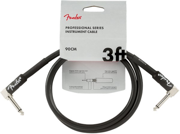 Fender Professional Patch Cable 90cm/3ft Black