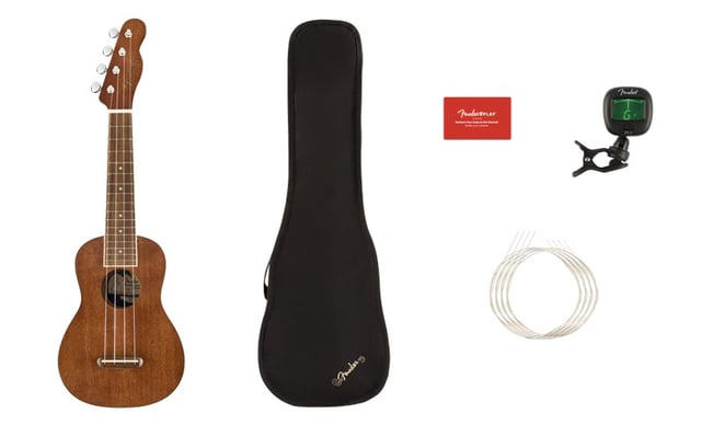 Fender Seaside Soprano Ukulele Pack