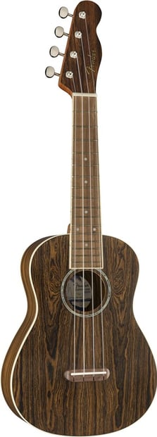 Fender Zuma Exotic Concert Ukulele, Bocote