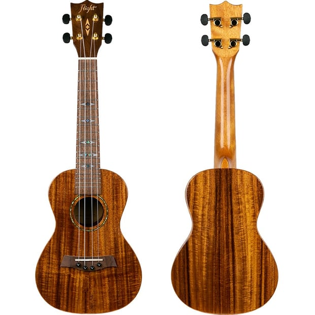 Flight DUC445 Concert Ukulele, Acacia (Gloss)