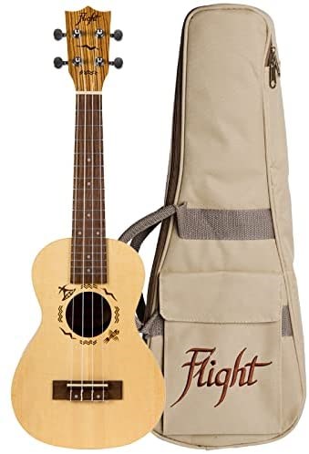 Flight DUC525 Concert Ukulele, Zebrano B&S