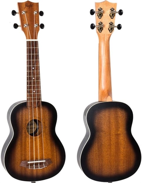 Flight NUS380 Soprano Ukulele Amber