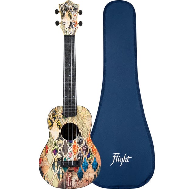 Flight TUC40 ABS Soprano Travel Ukulele, Granada