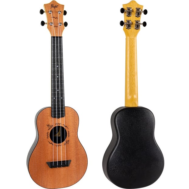 Flight TUC53 ABS Concert Travel Ukulele, Mahogany