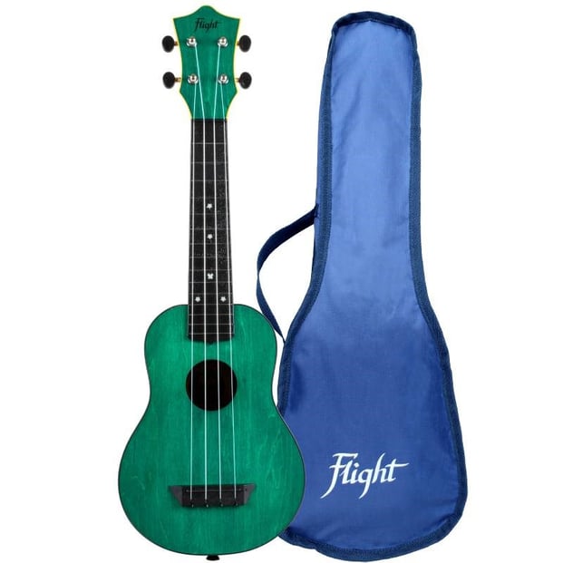 Flight TUS35 ABS Soprano Travel Ukulele, Green