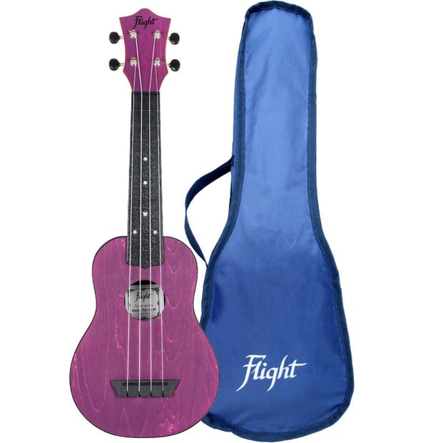 Flight TUS35 ABS Soprano Travel Ukulele, Purple