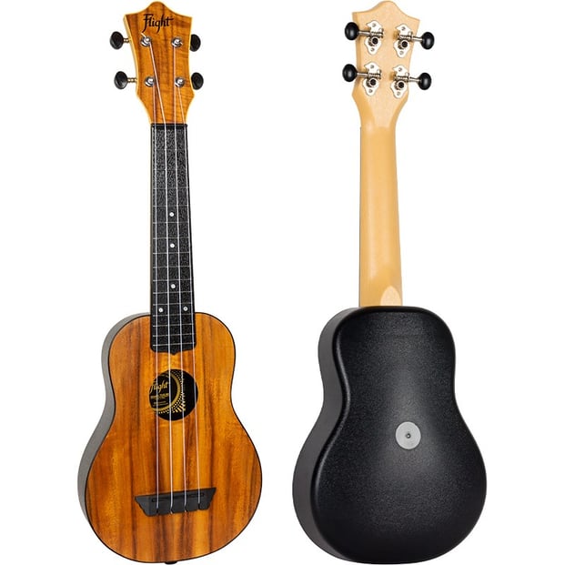 Flight TUS55 ABS Soprano Travel Ukulele, Acacia