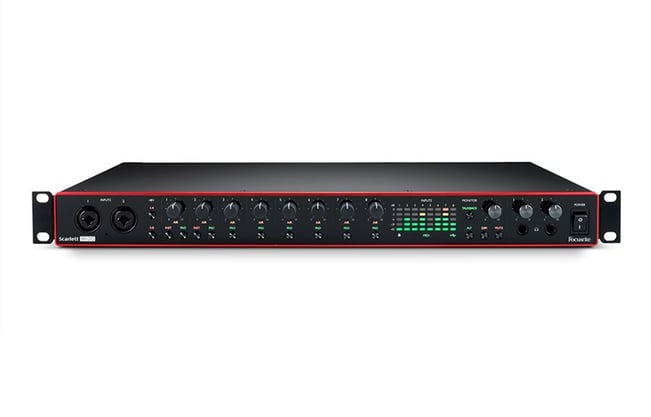 Focusrite Scarlett 18i20 USB, front view