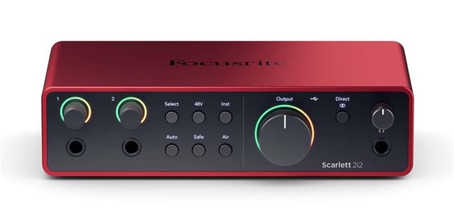 Focusrite Scarlett 2i2 USB Audio Interface, 4th Gen | GAK