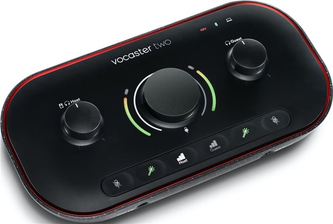 Focusrite Vocaster Two Audio Interface Left