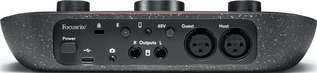 Focusrite Vocaster Two Audio Interface Rear