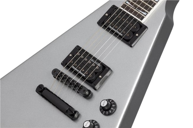 Gibson Dave Mustaine Flying V Silver, Pups