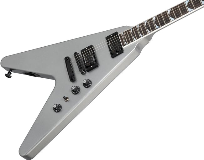 Gibson Dave Mustaine Flying V Silver, Tilt