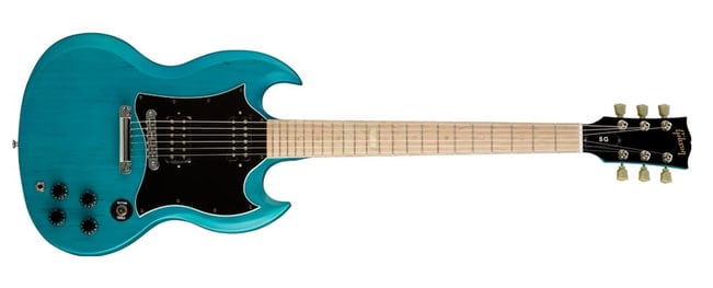 Gibson SG Raw Power (Satin Aquamarine)