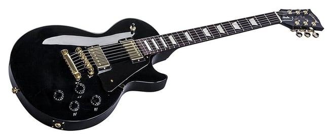 Gibson Les Paul Studio Ebony Black with Gold Hardware | GAK