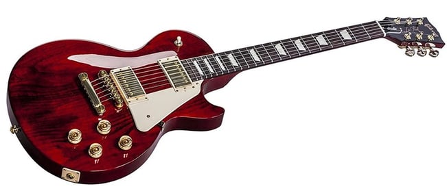 Gibson USA 2017 Les Paul Studio T Gold Series, Wine Red