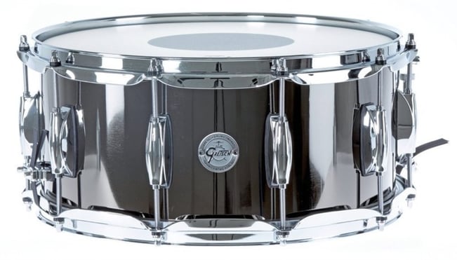 Gretsch Black Nickel over Steel Snare, 14x6.5in