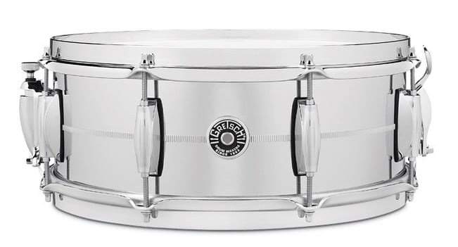 Gretsch GB-4165S USA Brooklyn Chrome Over Steel Snare, 14x5.5in