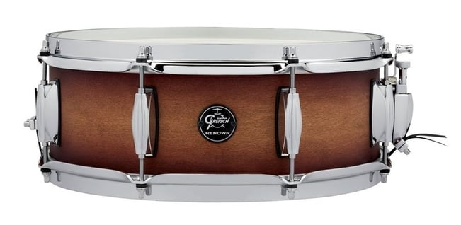 satin tobacco burst snare