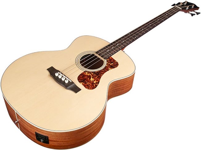 Guild B-240E Acoustic Bass, Natural Satin