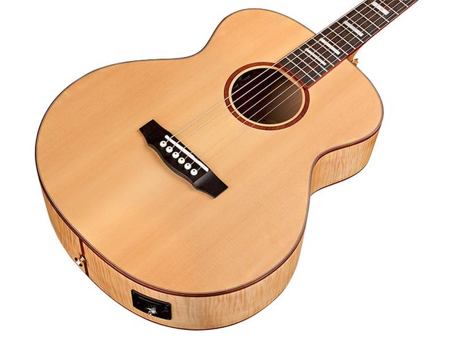 Guild Jumbo Junior Flamed Maple Electro Acoustic