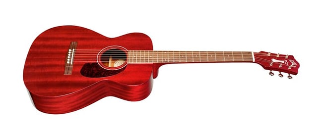 Guild Westerly M-120E Electro Acoustic Cherry Red