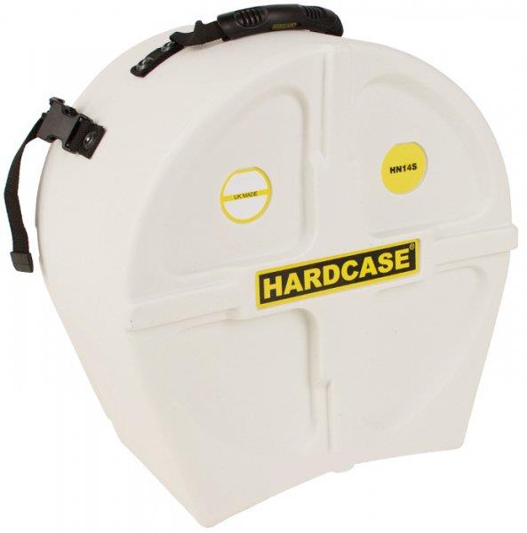 Hardcase piccolo snare case, white