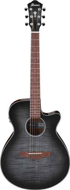 Ibanez AEG70 Electro Acoustic Trans Charcoal 2