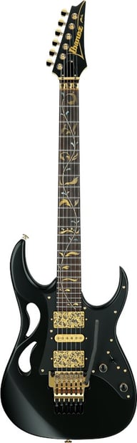 Ibanez PIA3761 Steve Vai Onyx Black - Full View