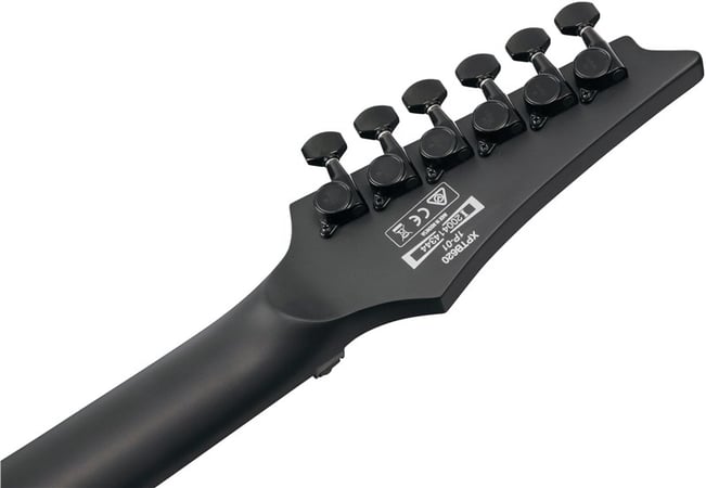 Ibanez XPTB620-BKF Iron Label Headstock Rear