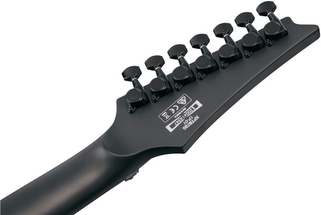 Ibanez XPTB720-BKF Iron Label Headstock Rear