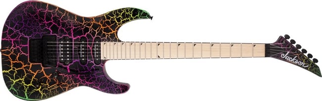 Jackson Pro Series Soloist SL3M, Rainbow Crackle