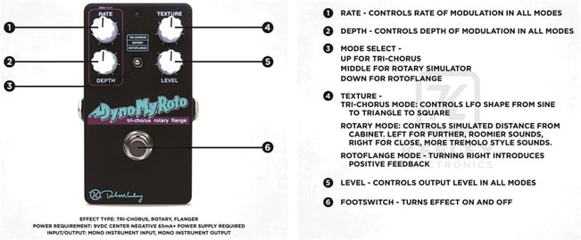 Dyno My Roto Chorus Rotary Flange Pedal