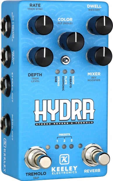 Keeley Hydra Stereo Reverb Tremolo 2