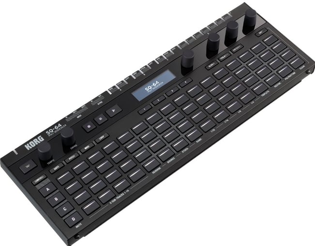 Korg SQ-64 Poly Sequencer - Slant Light View