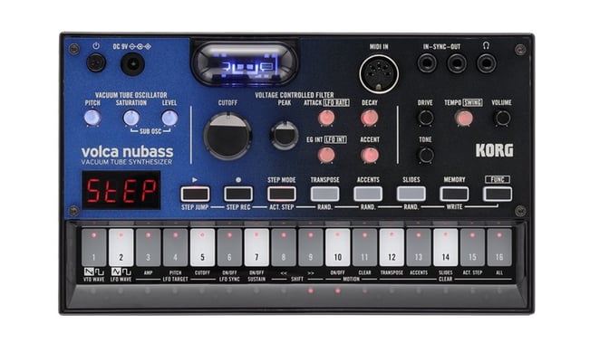 volca nubass , front view