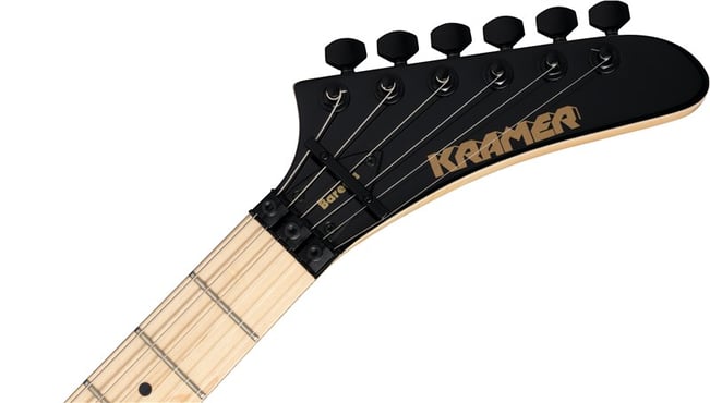 Kramer Baretta, Ebony Black Headstock